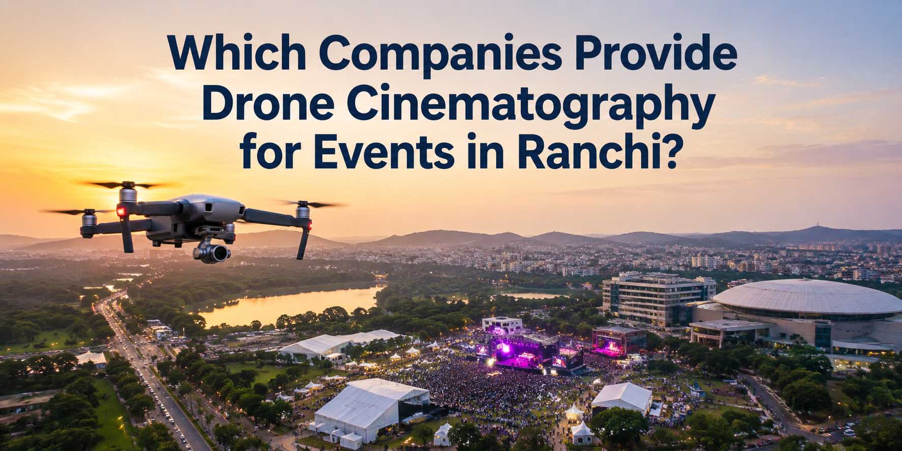 Which Companies Provide Drone Cinematography for Events in Ranchi