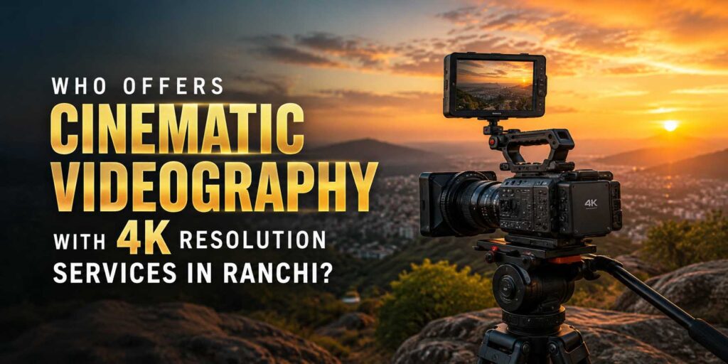 Who Offers Cinematic Videography with 4K Resolution Services in Ranchi