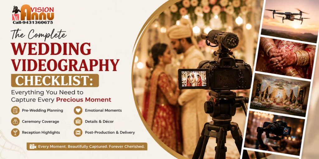 The Complete Wedding Videography Checklist: Everything You Need to Capture Every Precious Moment