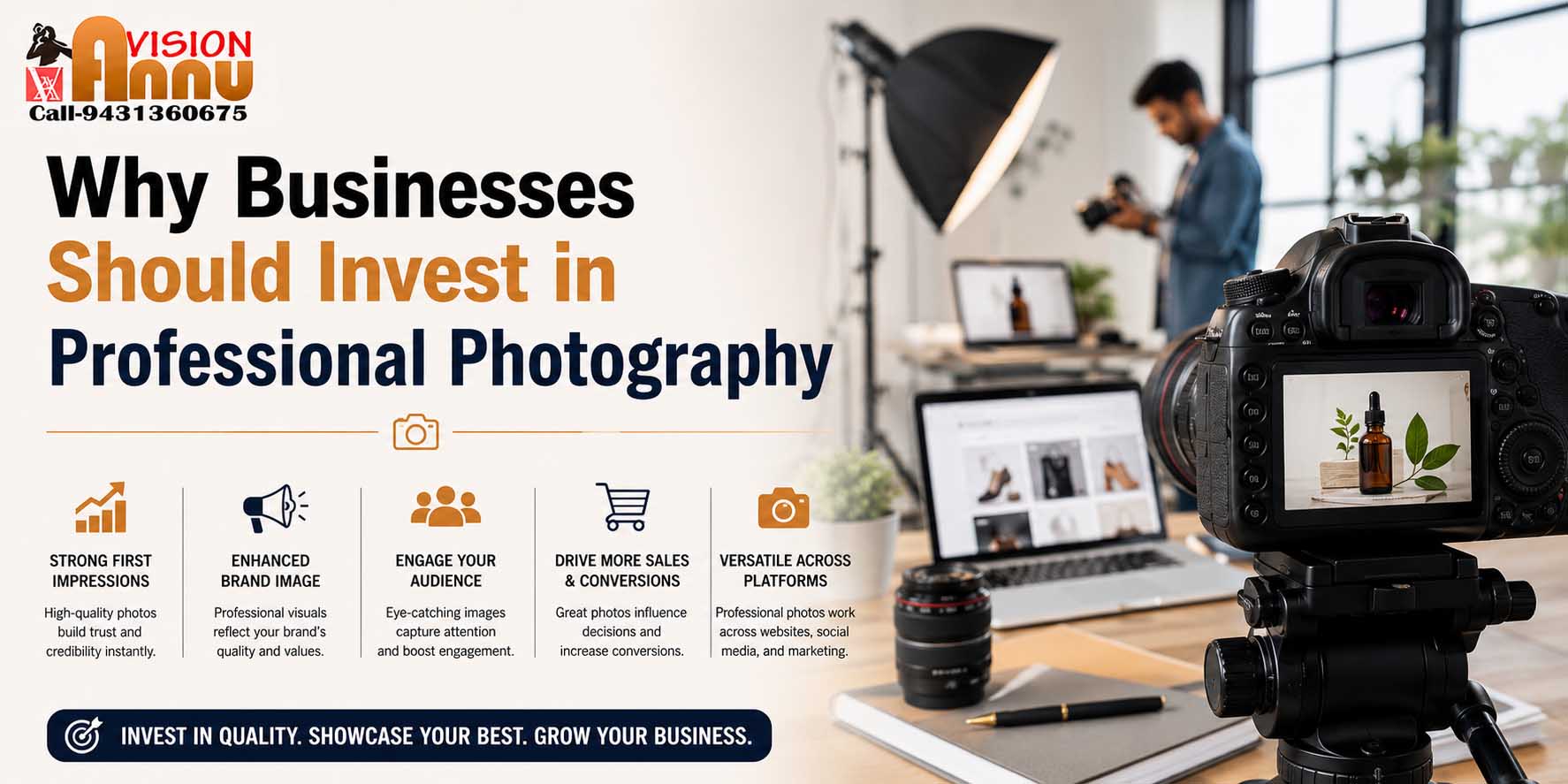 Why Businesses Should Invest in Professional Photography