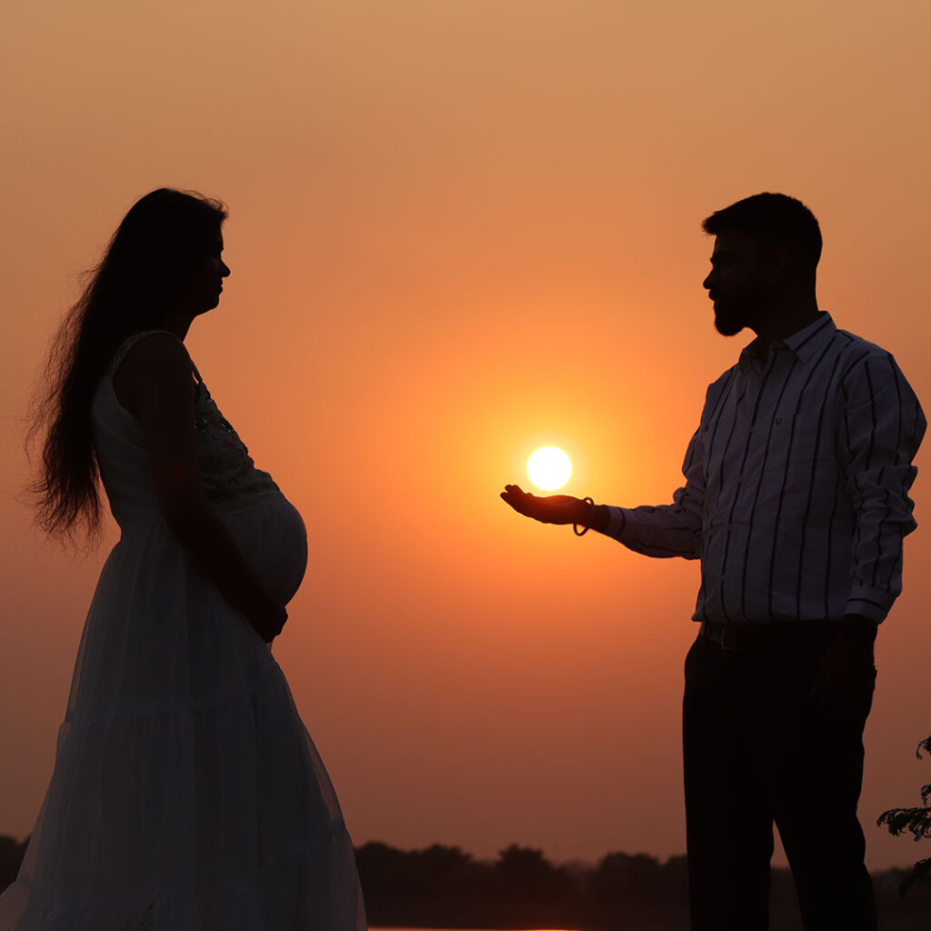 Maternity photography session in Ranchi