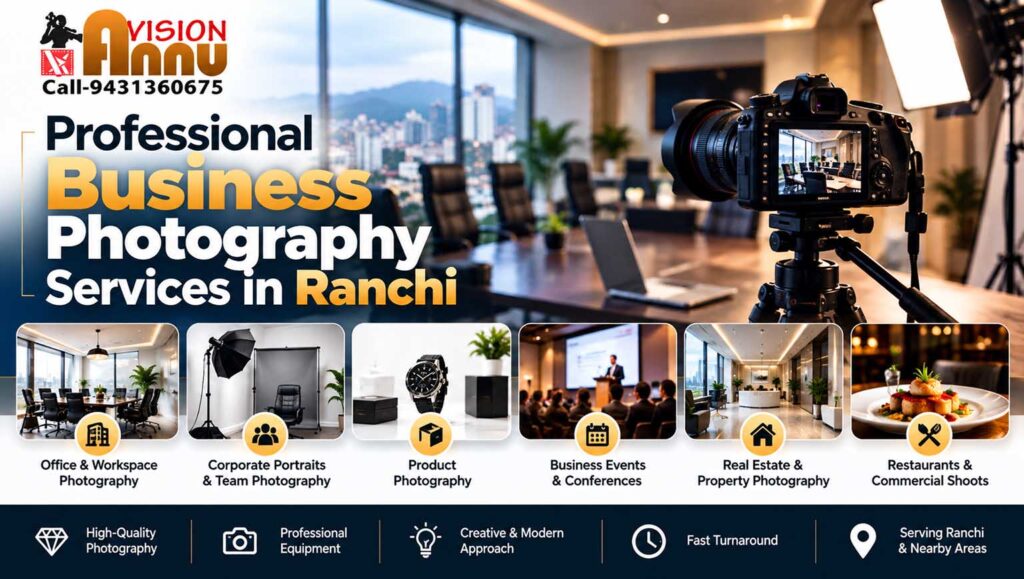 Professional Business Photography Services in Ranchi